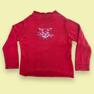 Vintage cat sweater